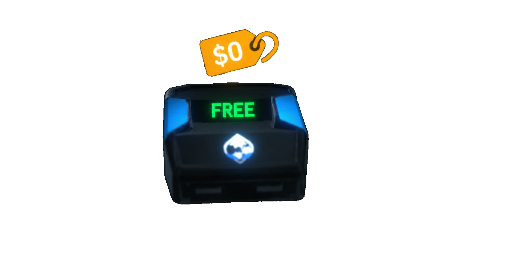 Gaming adapter showing FREE with a zero dollar price tag